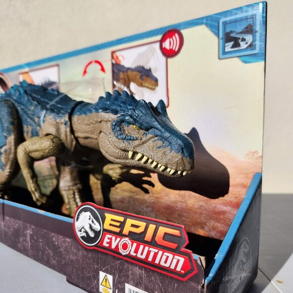 NEW Mattel Jurassic World Ruthless Rampagin Allosaurus Dinosaur Toy Action Figur - Picture 13 of 15